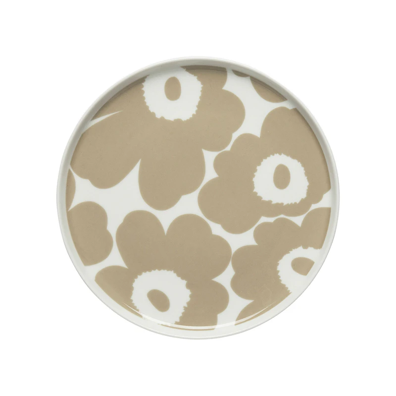 Oiva/Unikko Bord Ø20 cm, Beige