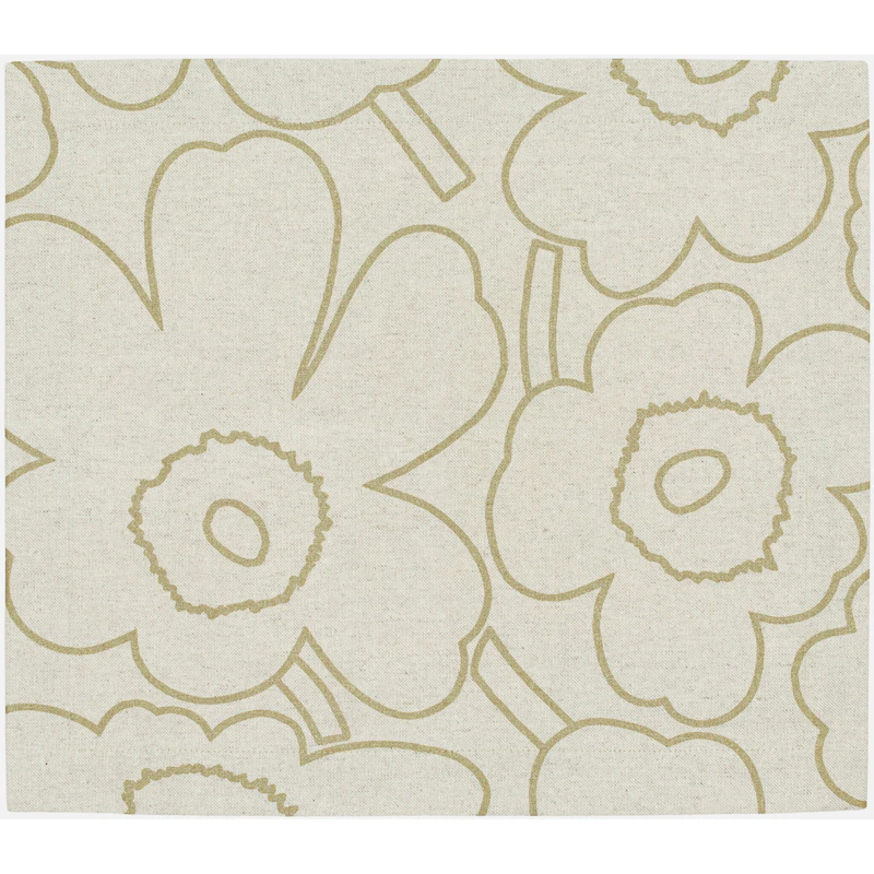 Pieni Piirto Unikko Placemat 35x40 cm, Linen / Goud