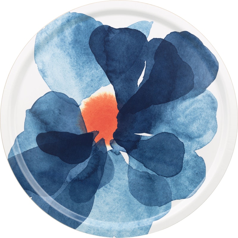 Valssi Dienblad 46 cm, Wit / Blauw / Oranje