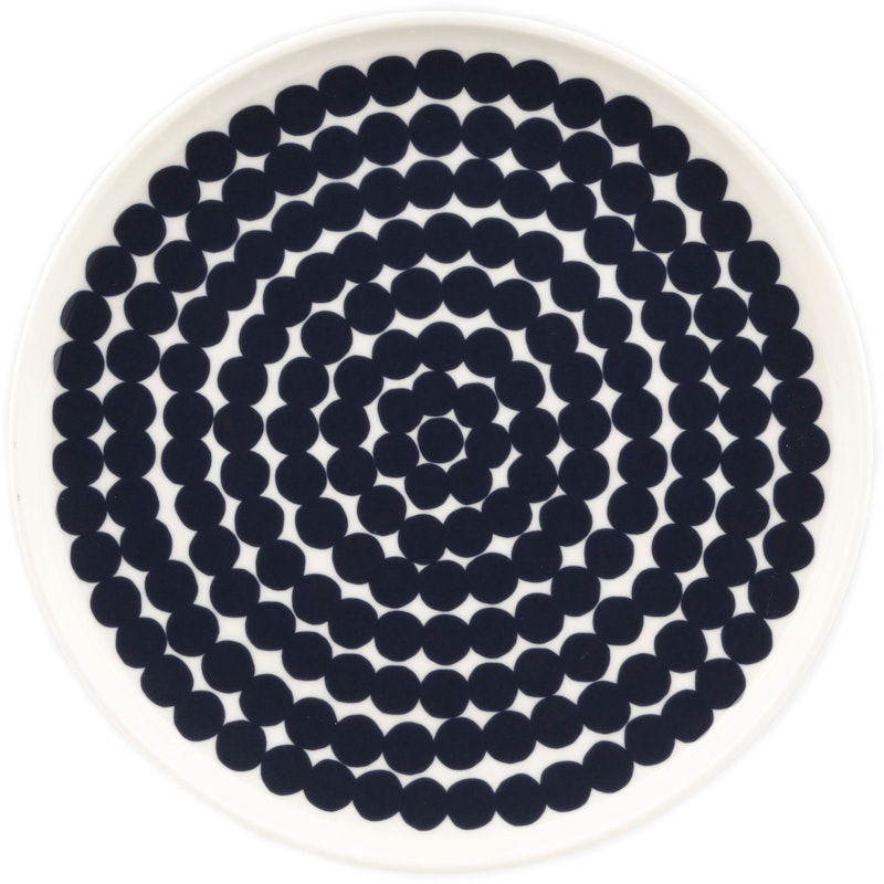 Siirtolapuutarha Bord 20 cm, Wit / Donkerblauw