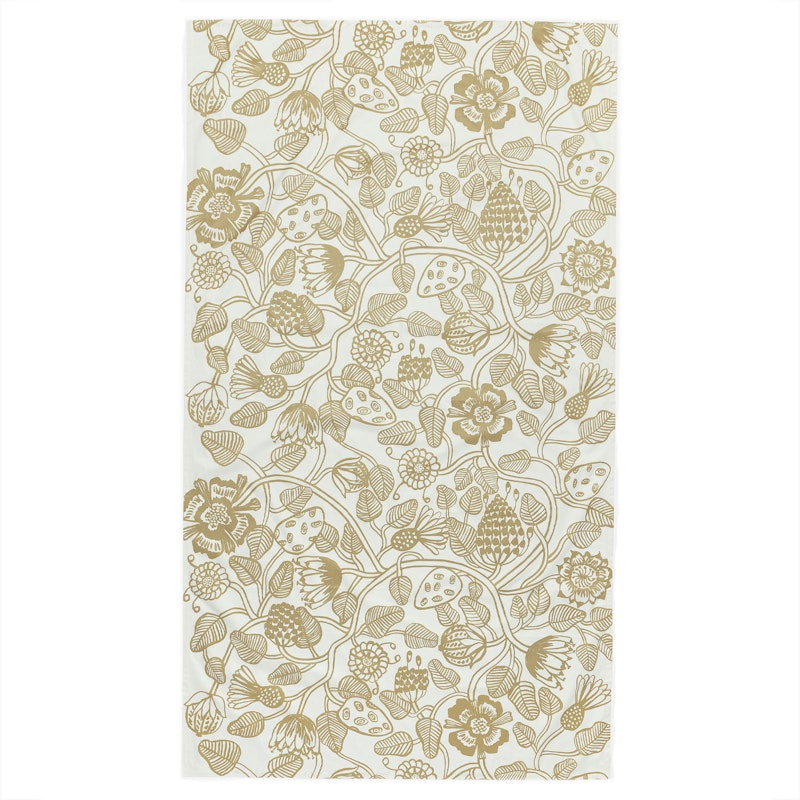 Tiara Tafelkleed 135X250 cm Wit Goud