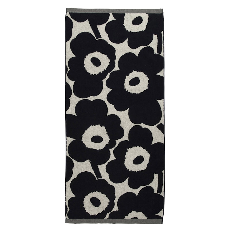 Unikko Handdoek 70x150 cm, Donkerblauw