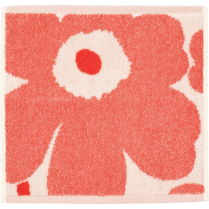 Unikko Handdoek 32x32 cm, Orange Red