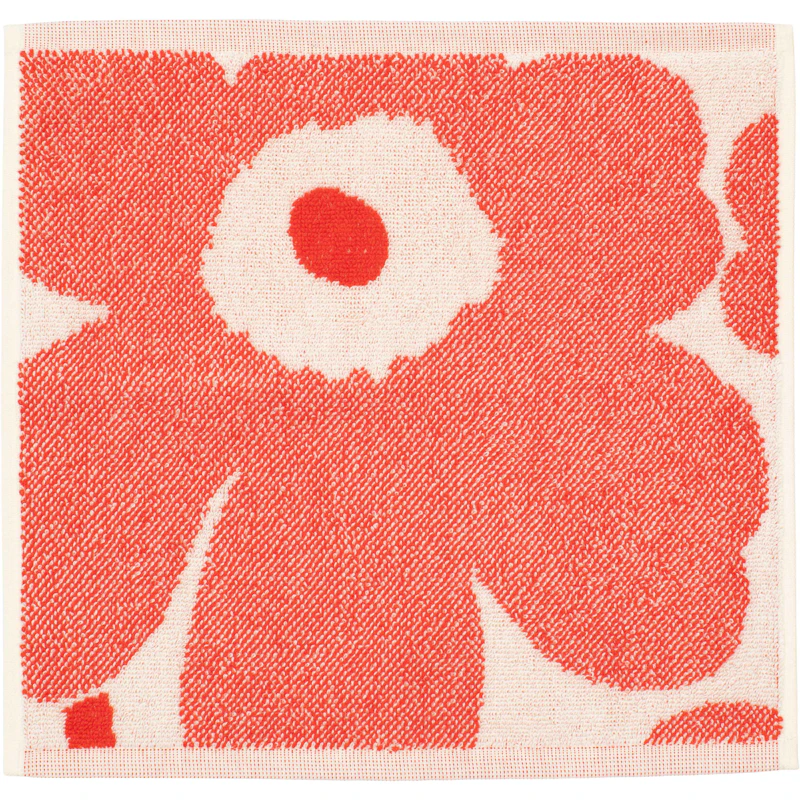 Unikko Handdoek 32x32 cm, Orange Red