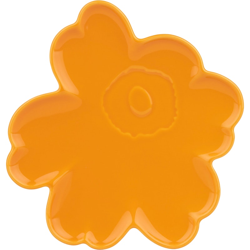 Unikko Shape Bord 20 cm, Warm Yellow