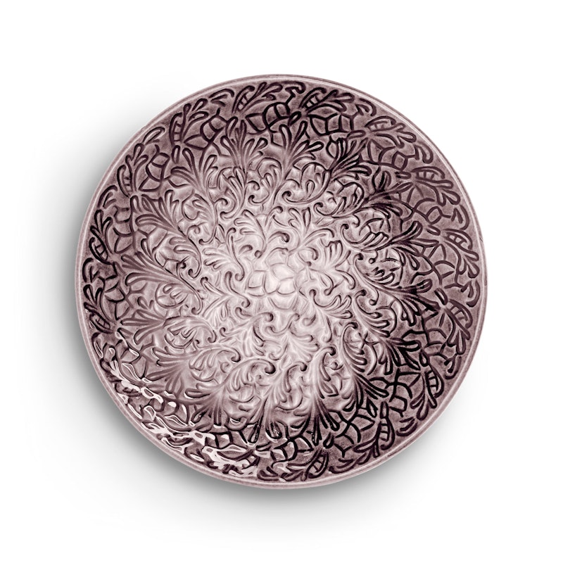 Lace Plate 20 cm, Plum