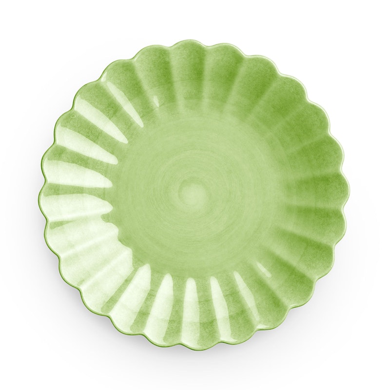 Oyster Bord, Groen 20 cm