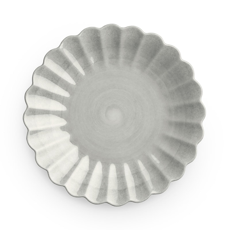 Oyster Bord, Grijs 20 cm