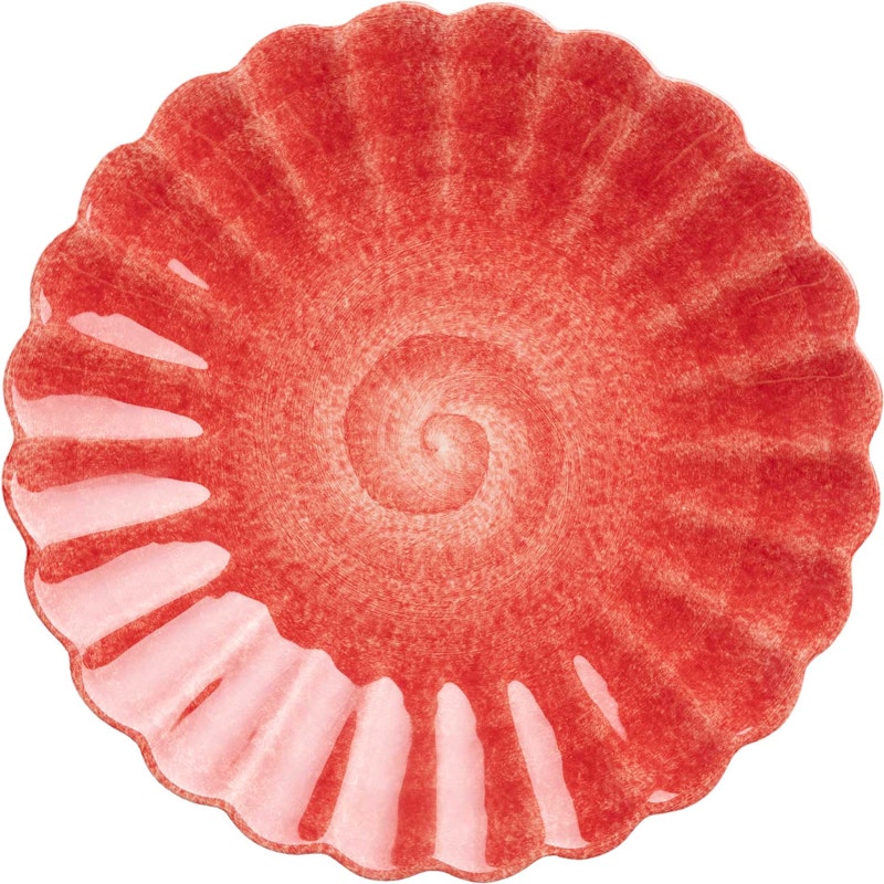 Oyster Bord 20 cm, Rood