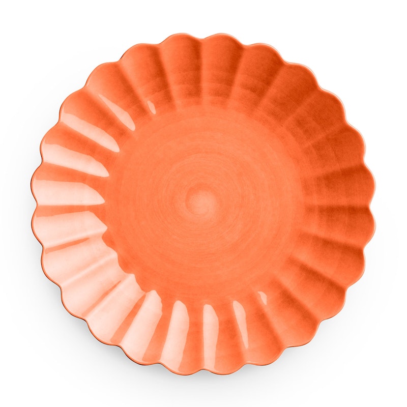 Oyster Bord, Oranje 28 cm
