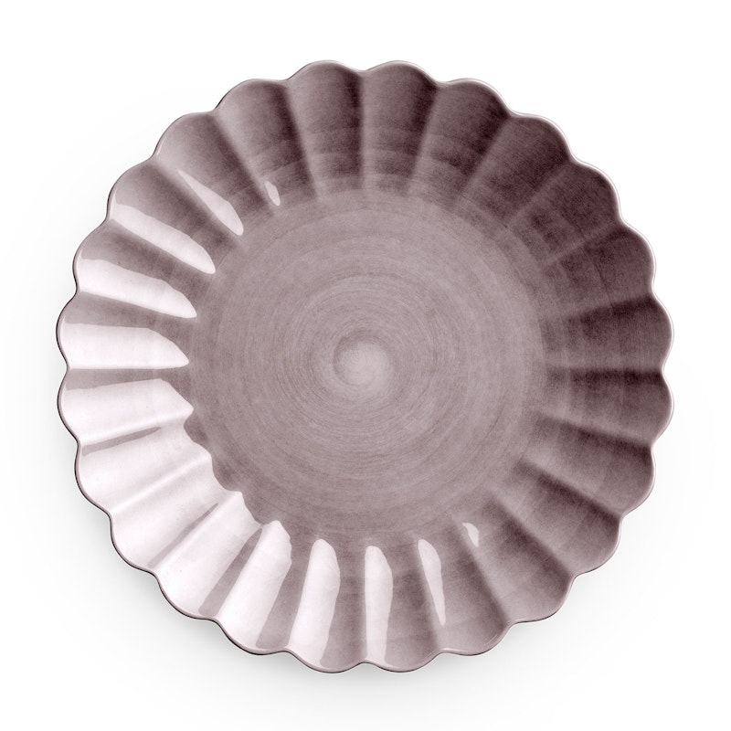 Oyster Bord, Paars 28 cm