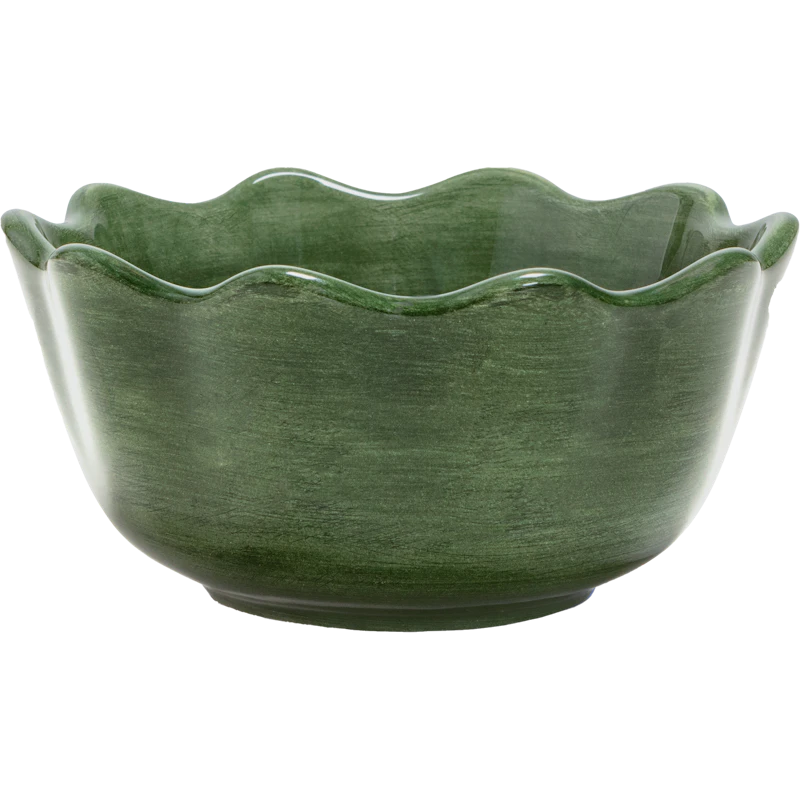Oyster Kom 13 cm, Woudgroen