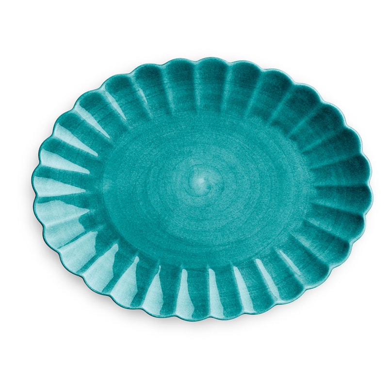 Oyster Schaal 35x30 cm, Oceaan