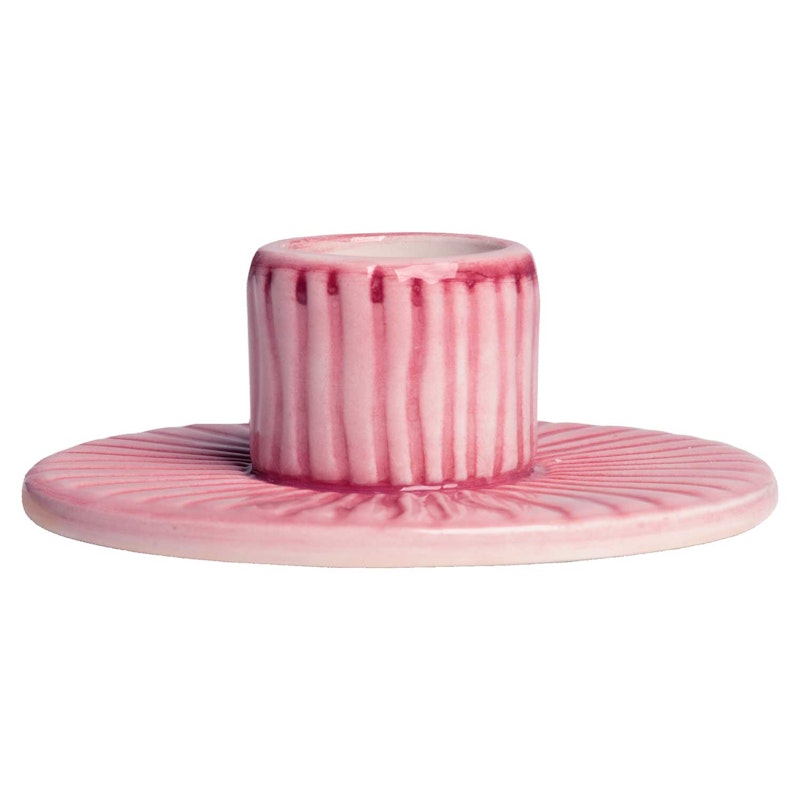 Stripes Kaarshouder 8 cm, Roze