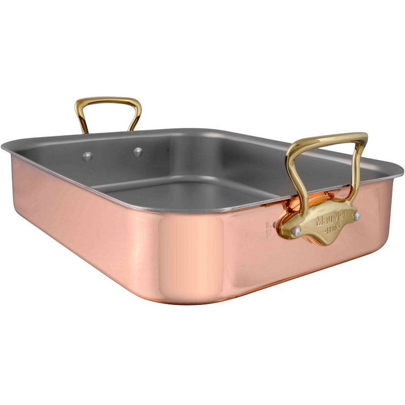 M'150B Ovenpan 35 x 25 x 7 cm, Koper / Messing