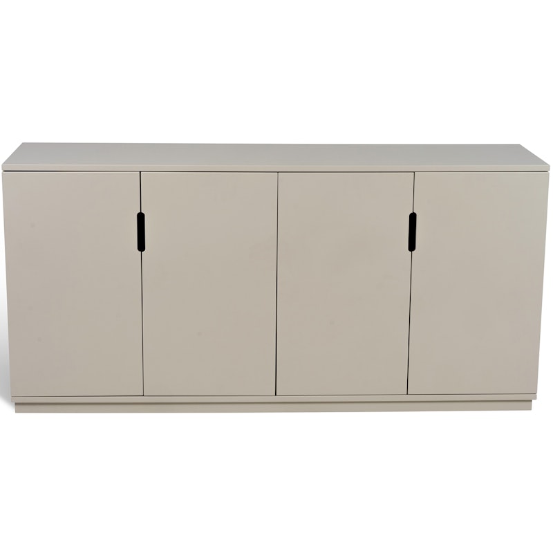 Aoko Kast met Glazen Deuren, Beige