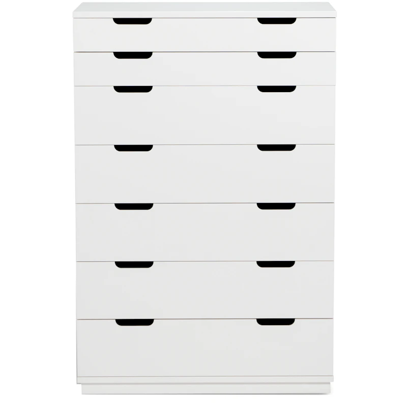 Aoko Ladenkast met 7 Lades, Wit