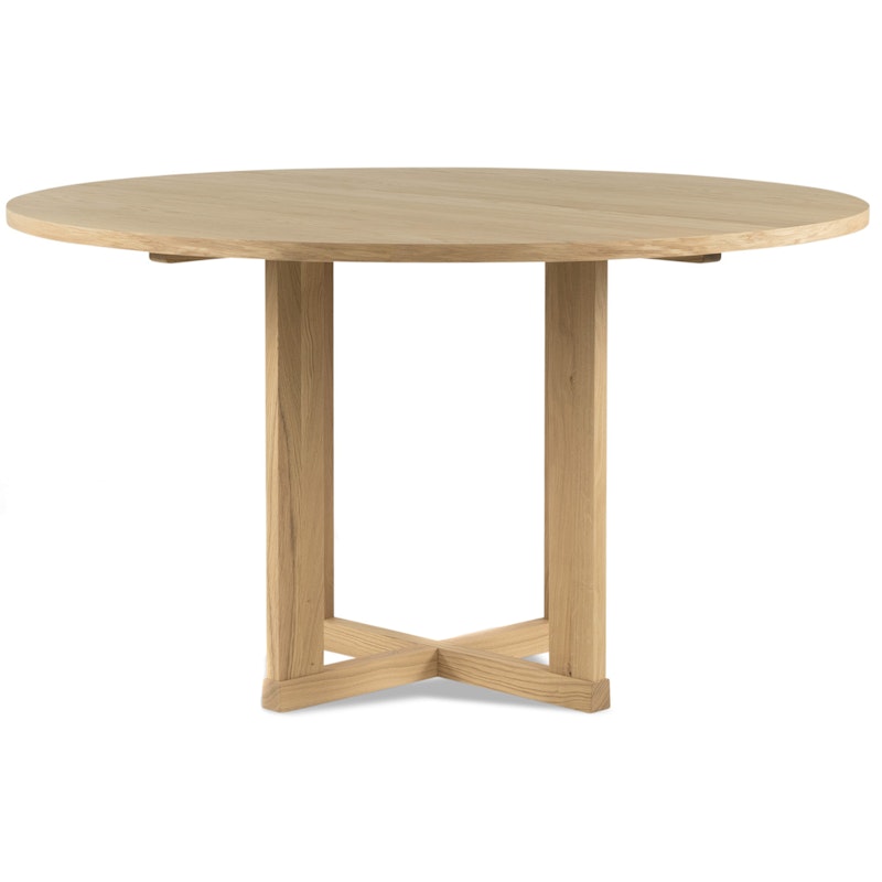 Arv Tafel Wit Gepigmenteerd Eiken, Ø130 cm