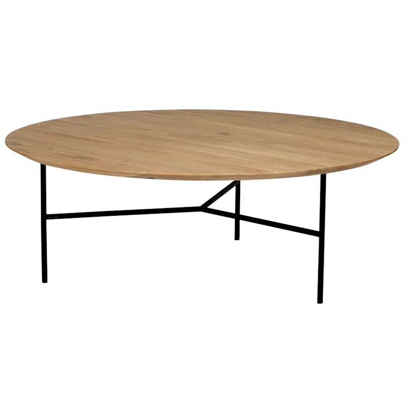 Tribeca Koffietafel Gelakt Eiken / Zwart, 110 cm