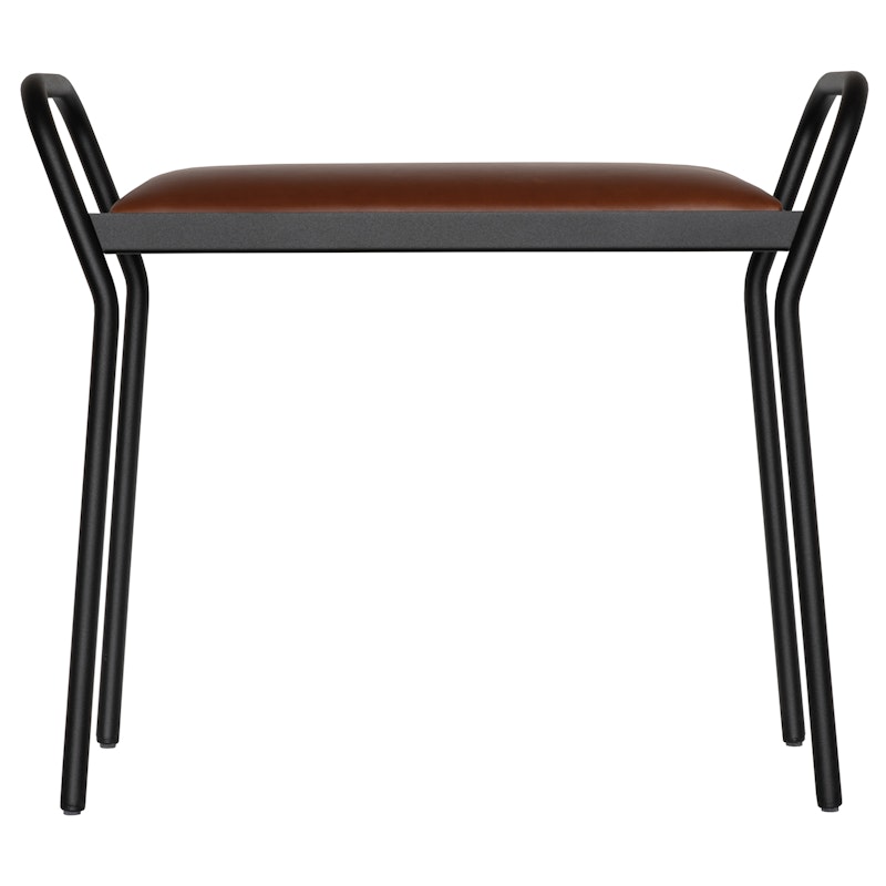 Anyone Stool, Black/Vintage Cognac