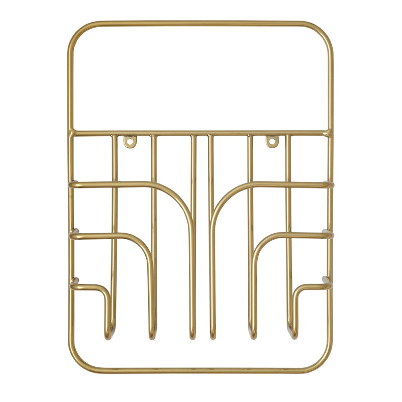 Now S Magazine Holder, Brass