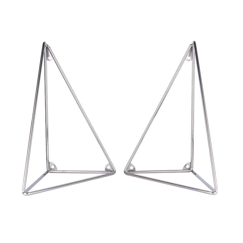 Pythagoras Console 2 stk, Chroom