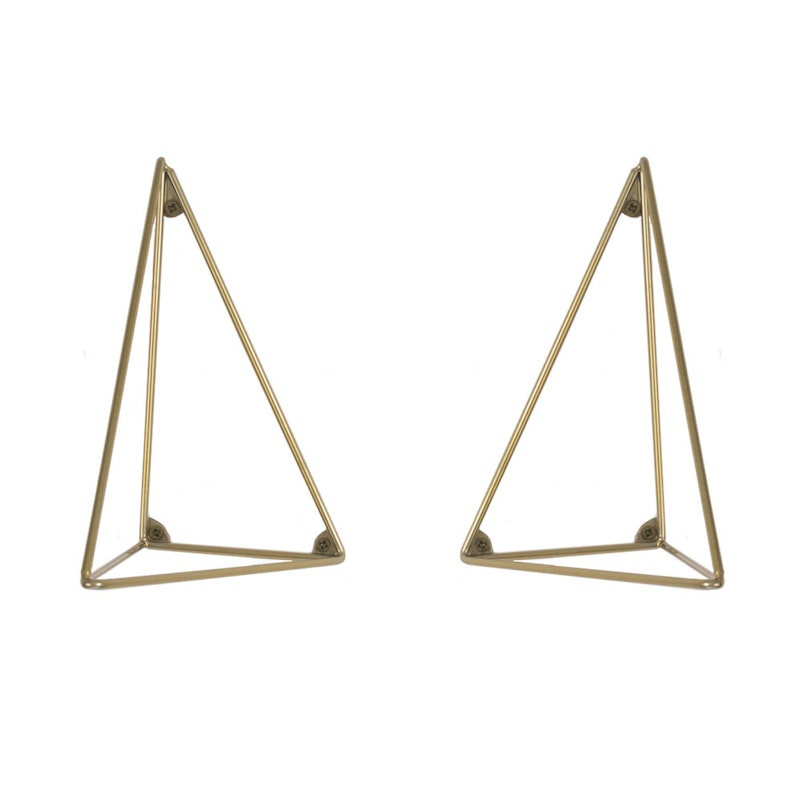 Pythagoras Console 2 stk, Messing