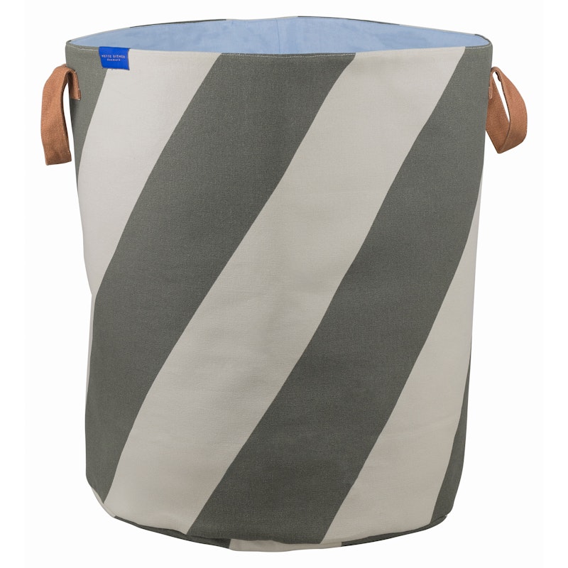 Diagonal Wasmand, Zand / Olijfgroen