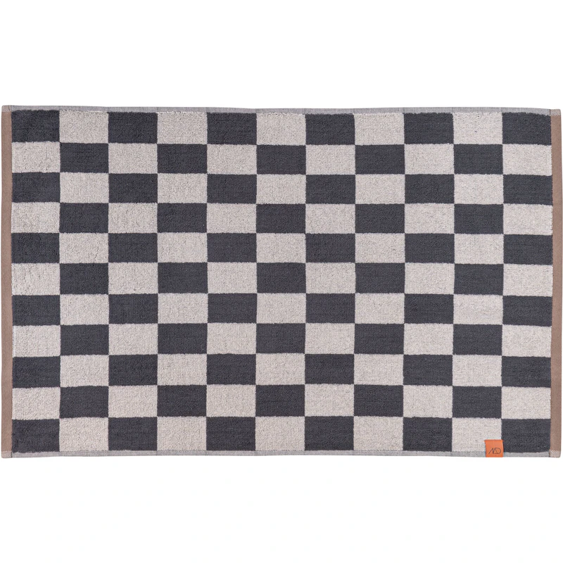 Retro Badmat 50x80 cm, Donkergrijs