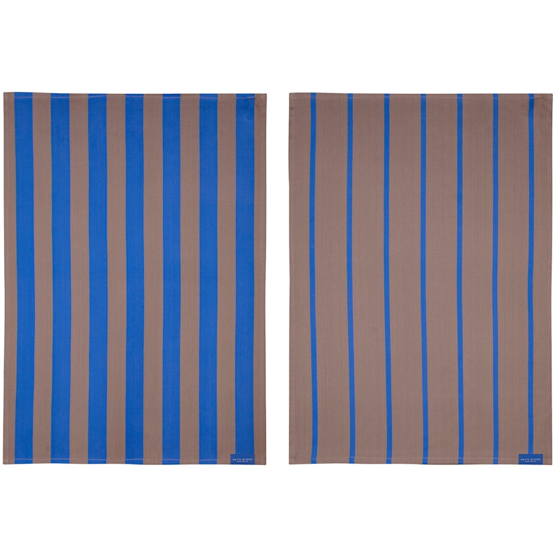 STRIPES Theedoek Pak van 2 50x70 cm, Blush