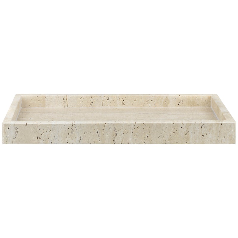 Travertine deco Dienblad 16x31 cm