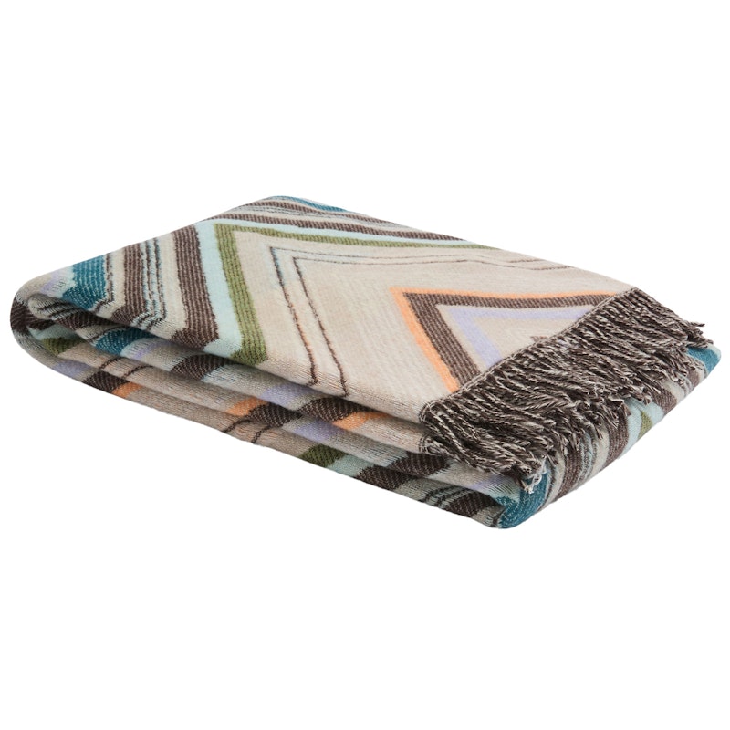 Chevron Plaid 130x190 cm, Bruin