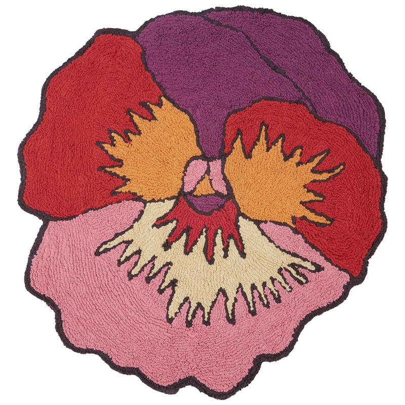 Parma Badmat 80 cm, Fuchsia