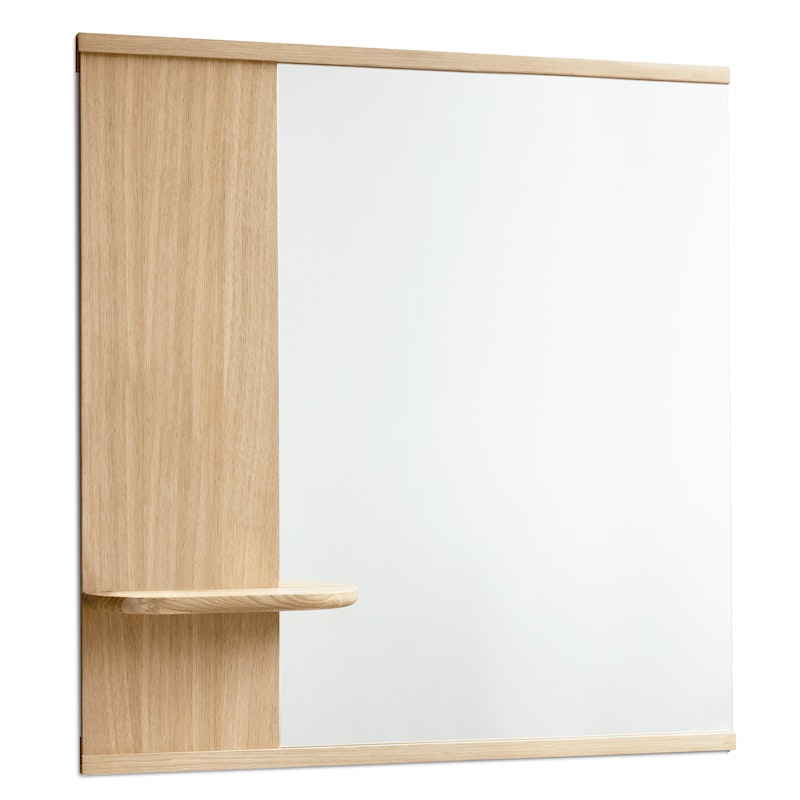 Spiegel Met Schap 70x72 cm, Eiken