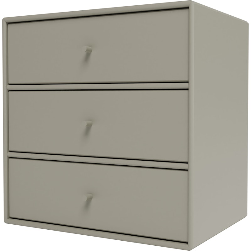 Mini 1007 Schap Met Drie Lades, Fennel