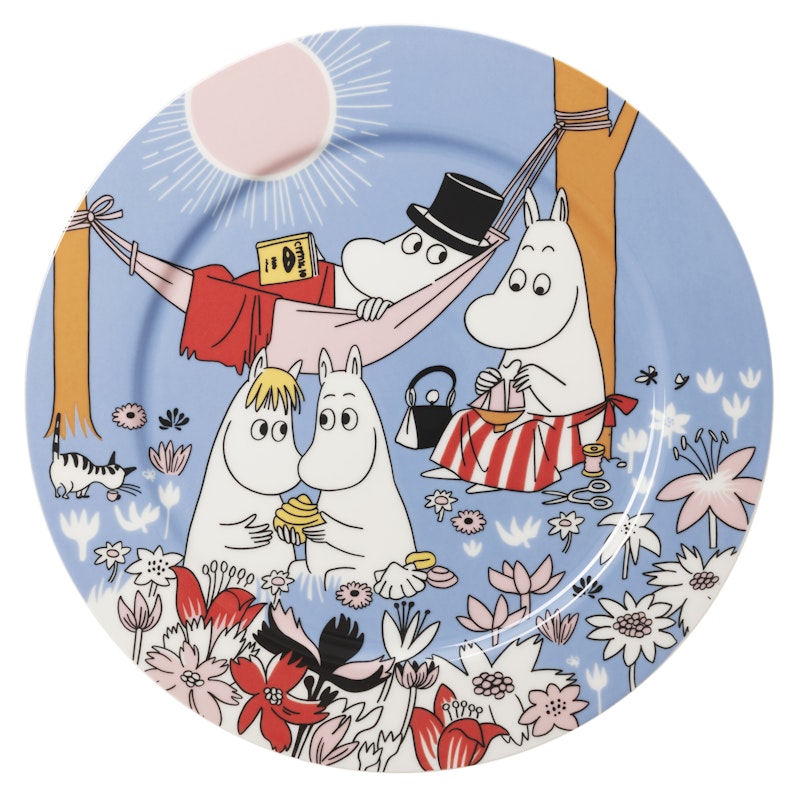 Moomin Serveerschaal 30 cm Family Time, Blauw