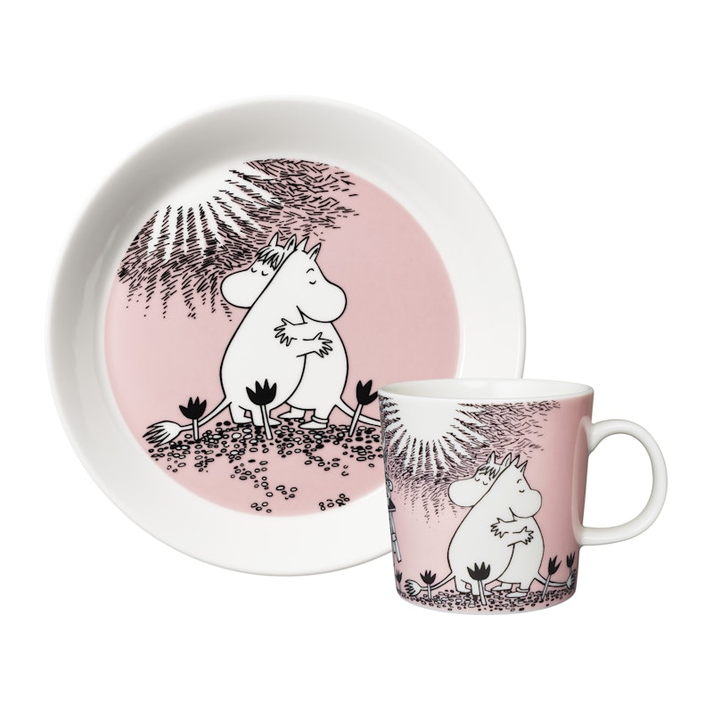 Moomin Set Bord / Mok Love 30