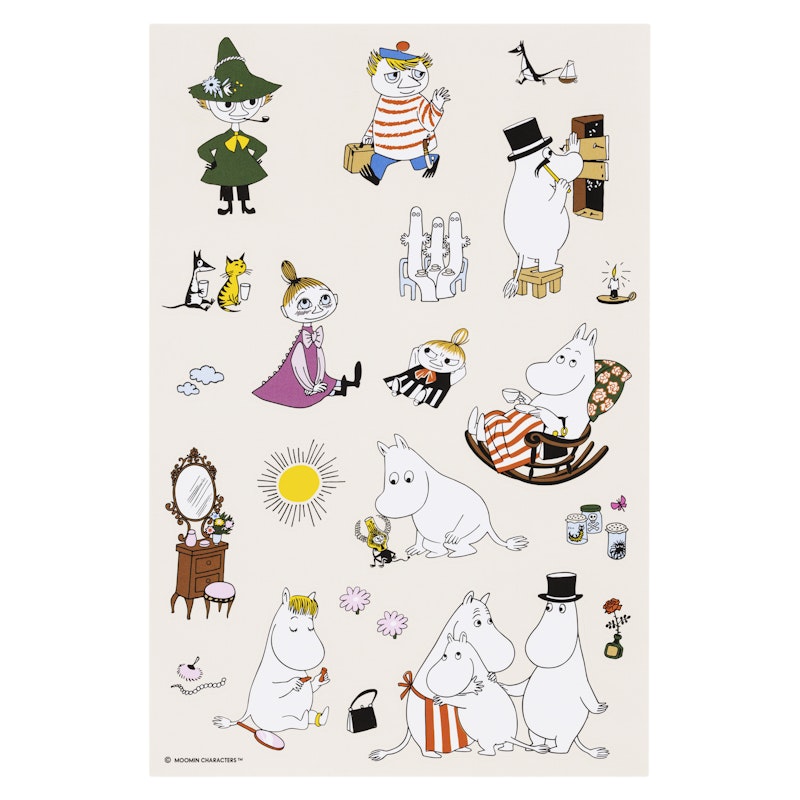 Moomin Stickers Personages 1