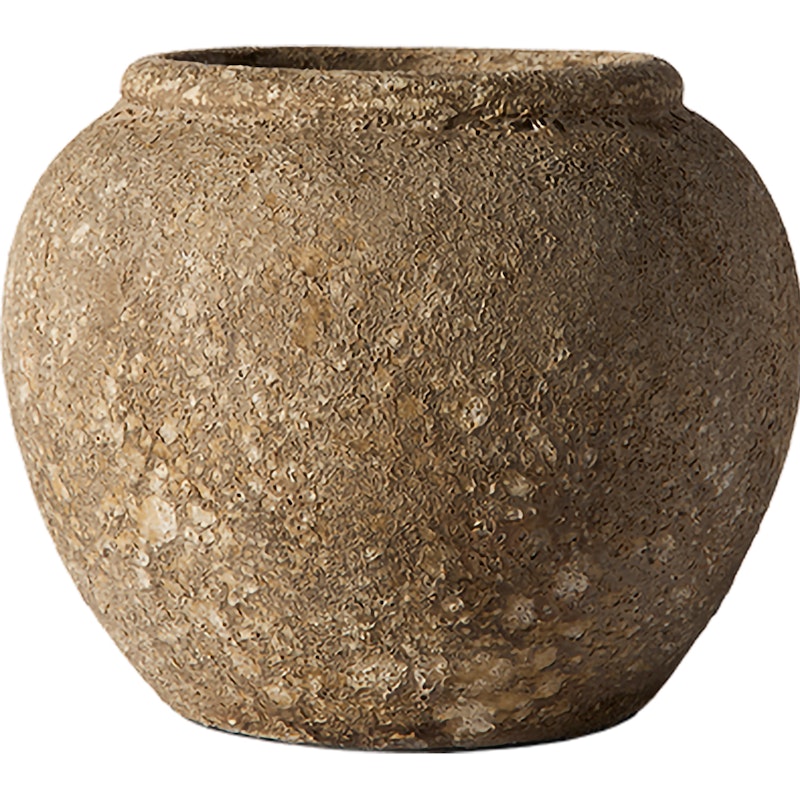 Luna Decoratieve Pot Beige, 25 cm