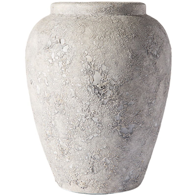 Luna Decoratieve Pot Lichtgrijs, 38 cm