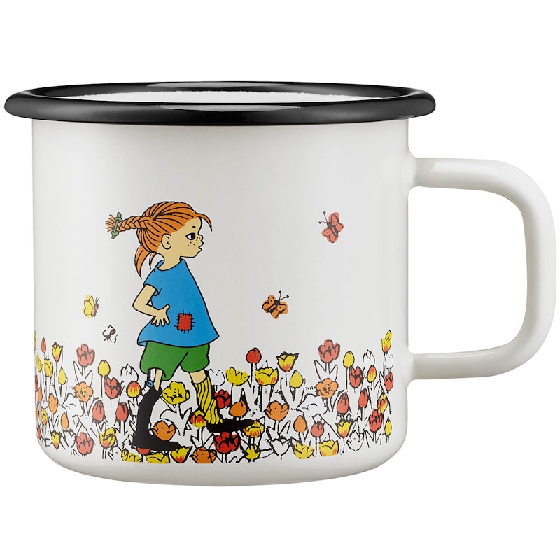 Be More Pippi Emaille Mok 37 cl