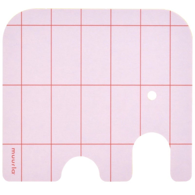 Elephant Onderzetter 10x11 cm, Roze