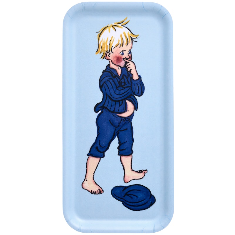 Emil Dienblad 27x13cm, Blauw