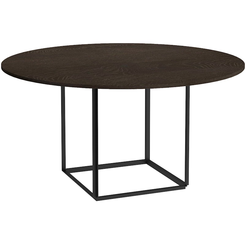 Florence Eettafel 145 cm, Gerookt Eiken / Zwart