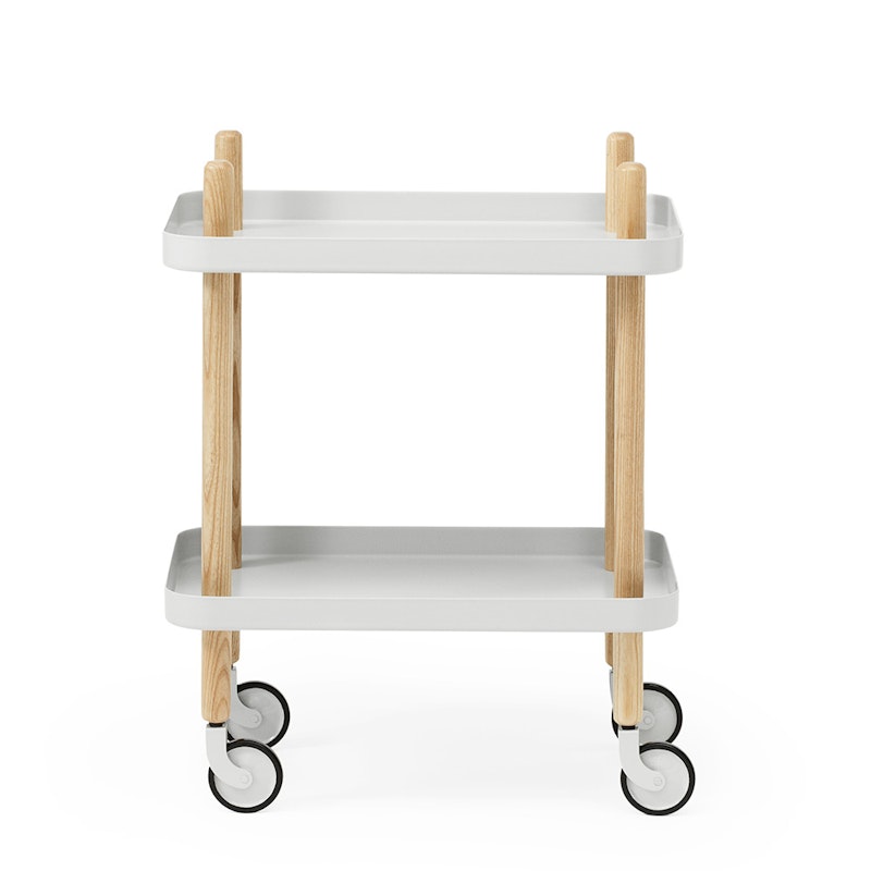 Block Table, Light Grey