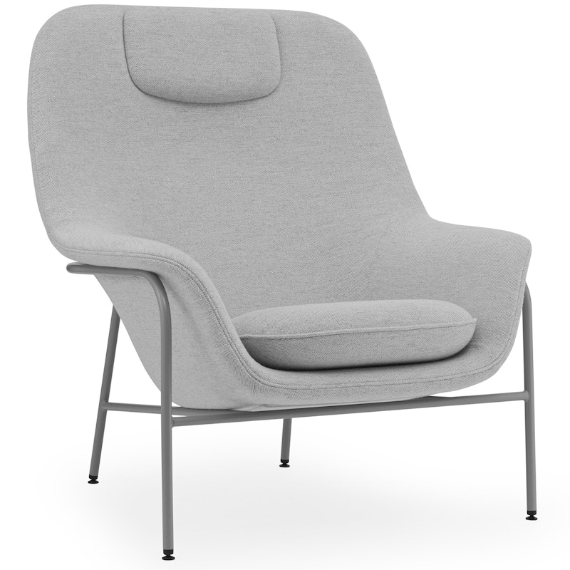 Drape High Fauteuil, Hallingdal 110 / Grijs