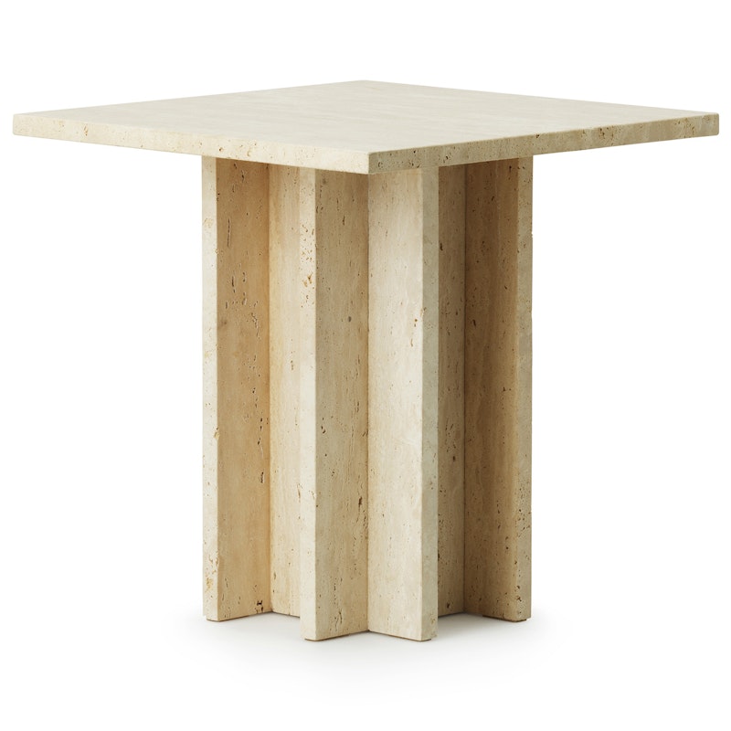 Edge Salontafel Travertijn, 45x45 cm