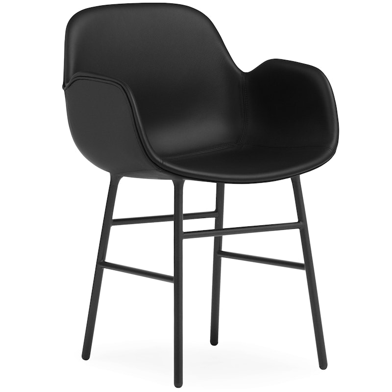 Form Fauteuil, Ultra Leather 41599 / Zwart Staal