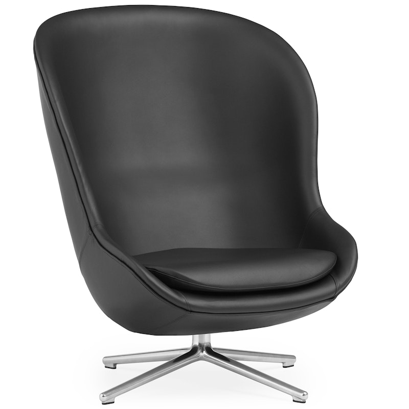 Hyg Fauteuil Hoog met Kantelfunctie, Leer / Aluminium