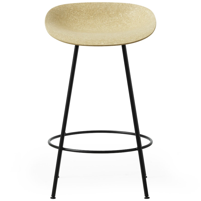 Mat Barstool 65 cm, Hemp / Black